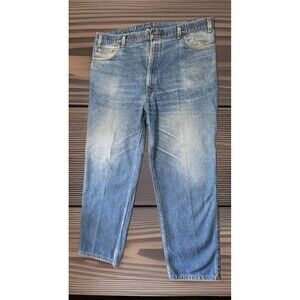 VTG 90s Levis 540 Relaxed Fit Jeans Men 42x32 Medium Wash Distressed Jan 1999